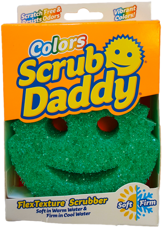 Scrub Daddy Colours - Scrub Daddy Colors, 6 Pack (600x600), Png Download