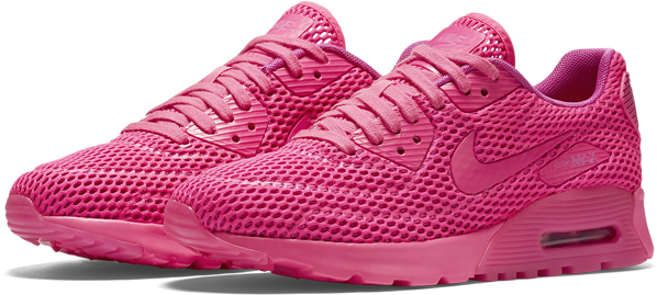 Air Max 95 Sc Fire Pink Womens Nike - Womens Nike Air Max 90 Ultra Br Breathe Pink Blast (660x660), Png Download