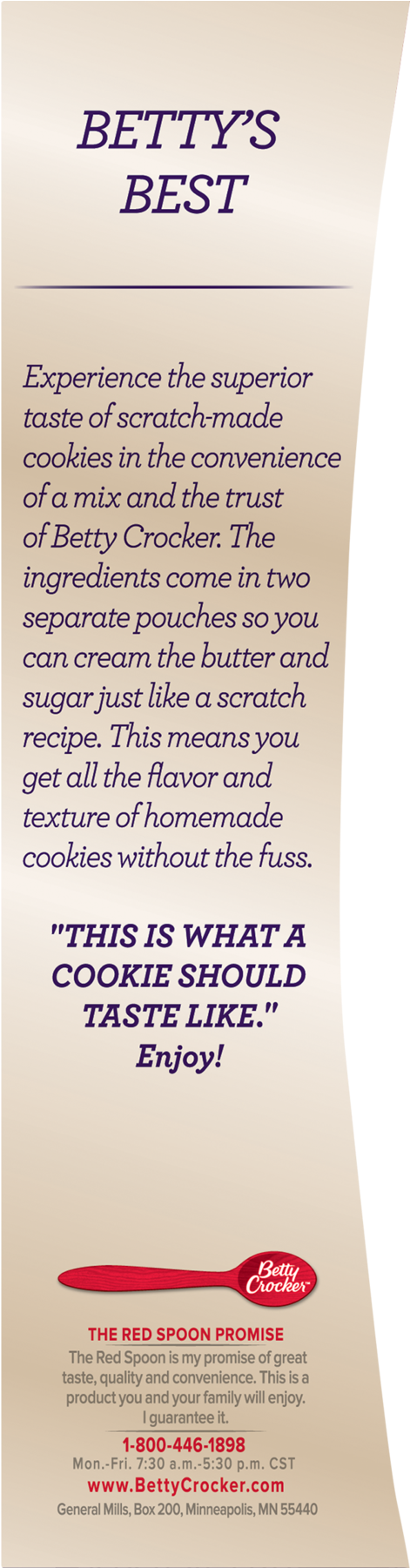 Betty Crocker Ultimate Triple Chocolate Fudge Cookie (1800x1800), Png Download