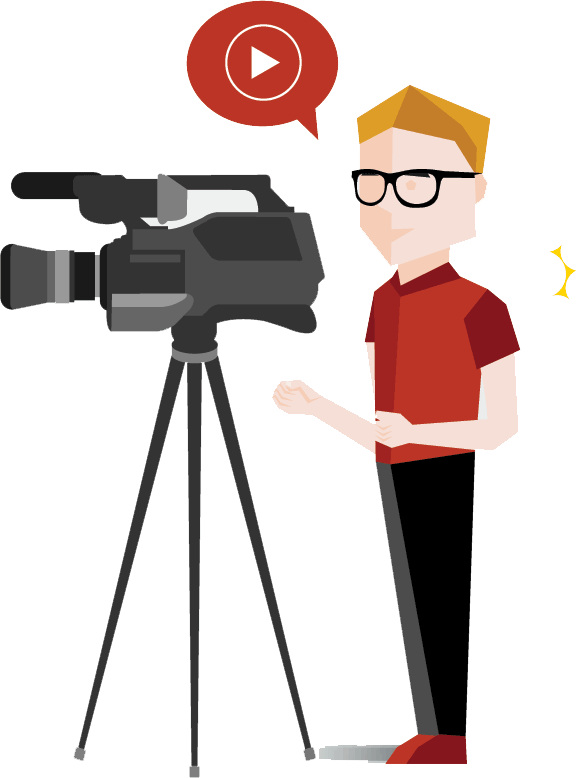 Quick Marketing Group Gets People Talking About Your - Videografer Vector (577x778), Png Download