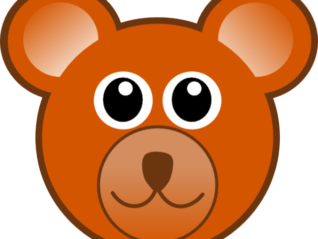 Bear Clipart Ear - Teddy Bear Face Clip (640x480), Png Download