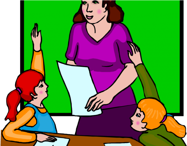 Original - Teacher Teaching Students Clipart (640x480), Png Download