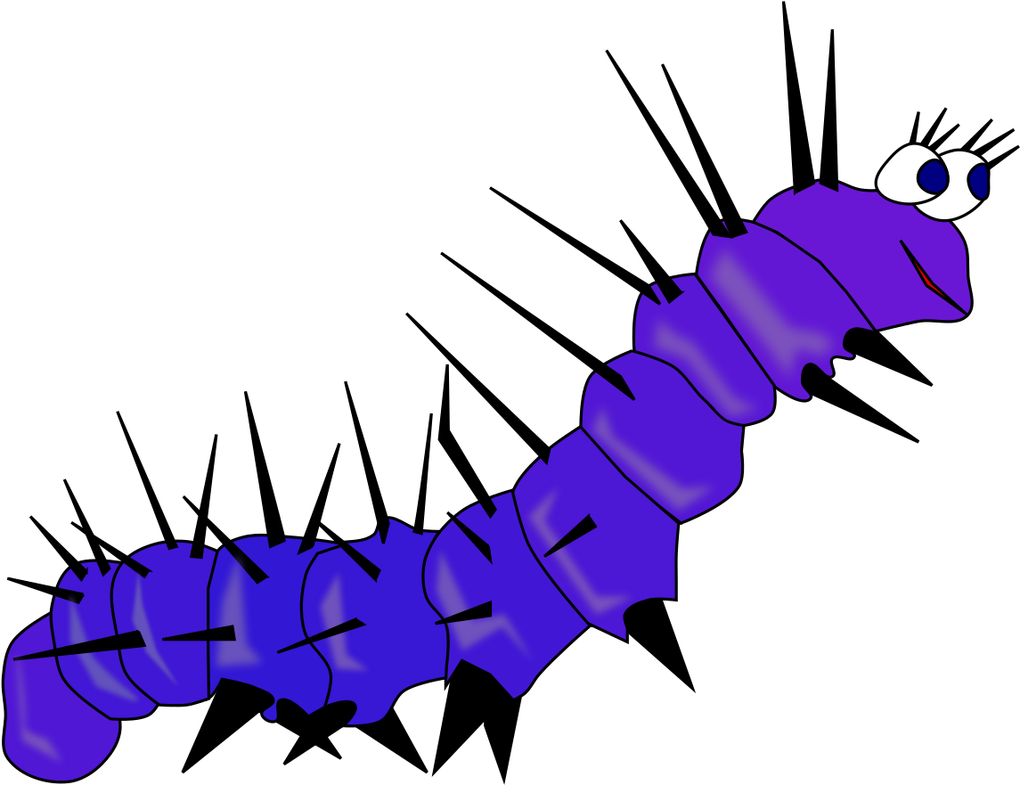 This Free Icons Png Design Of Caterpillar Gusano (2400x3394), Png Download
