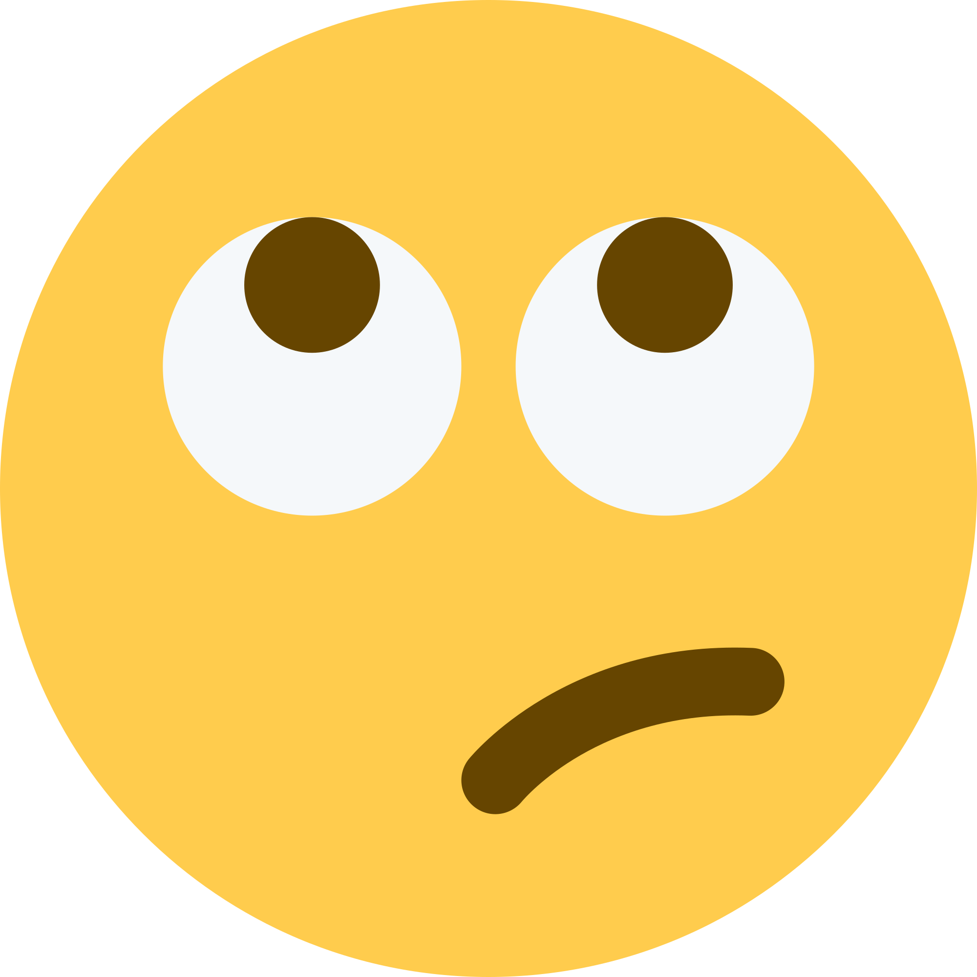 Open - Rolling Eyes Emoji Twitter (2000x2000), Png Download