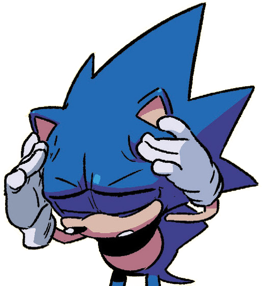 The Games We Play - Sonic Mega Drive Boi (516x564), Png Download