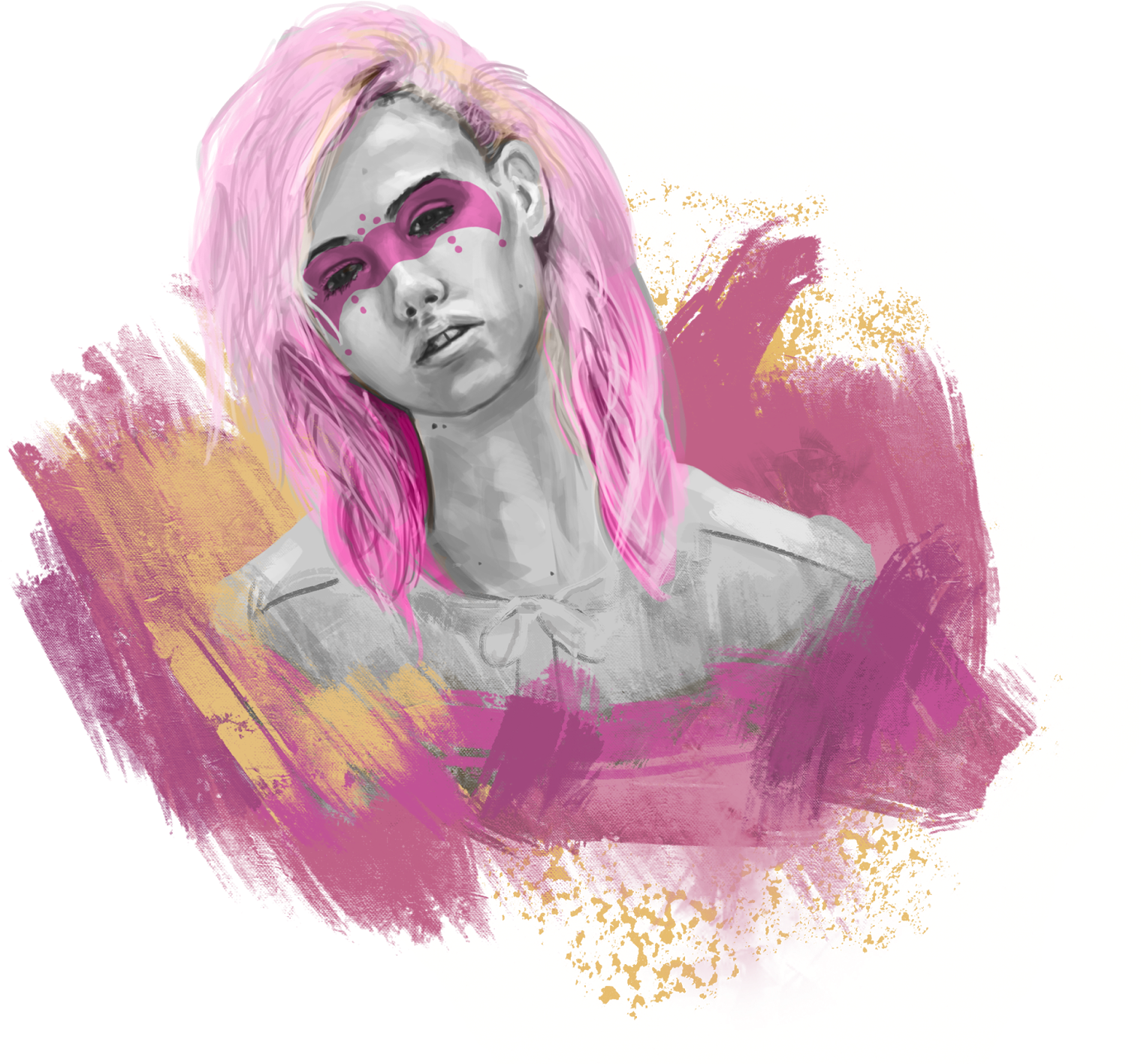 So That I Didn't Go Completely Mad With The Roofs And - Illustration (1600x1529), Png Download