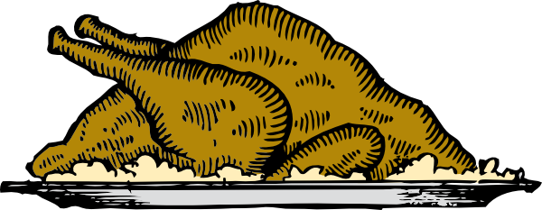 How To Set Use Cooked Turkey Clipart (600x233), Png Download