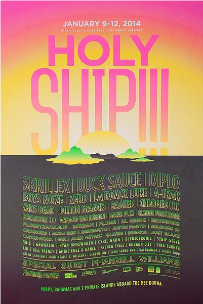 Holy Ship 2014 Poster - Poster (600x600), Png Download