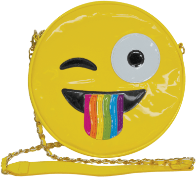 Crazy Face Emoji Crossbody Bag - Crossbody (415x415), Png Download