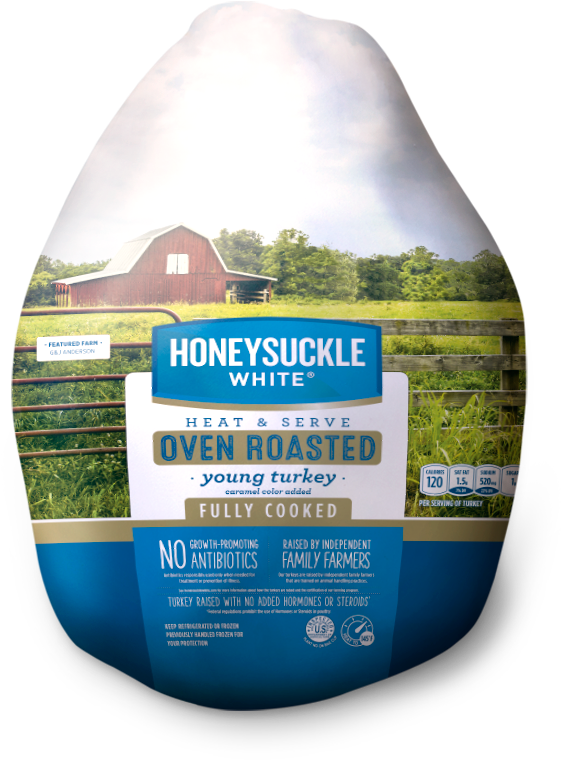 Honeysuckle White Frozen Oven Roasted Fully Cooked (1024x1024), Png Download
