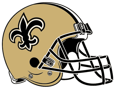 Saints Nfl Drawings - New Orleans Saints Helmet Logo (400x308), Png Download