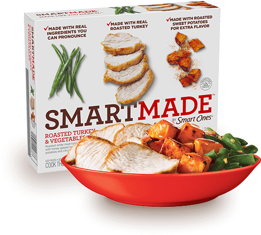 Roasted Turkey & Vegetables - Weight Watchers Frozen Smart Made (538x472), Png Download