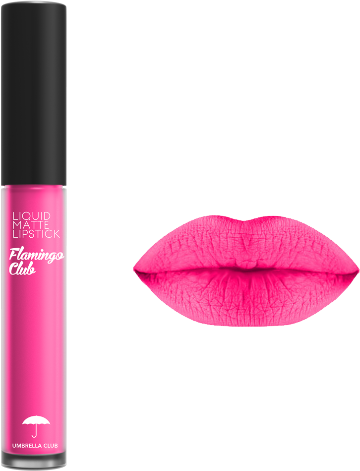 Cartoon Lipstick Source - Hot Pink Lipstick Matte (1000x1000), Png Download