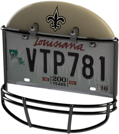New Orleans Saints Helmet Frame - New Orleans Saints (480x480), Png Download