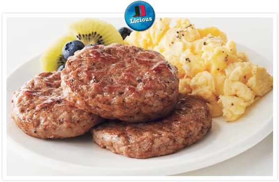 Dishes - Jimmy Dean Turkey Sausage Patties 28.8 Oz. Box (580x390), Png Download