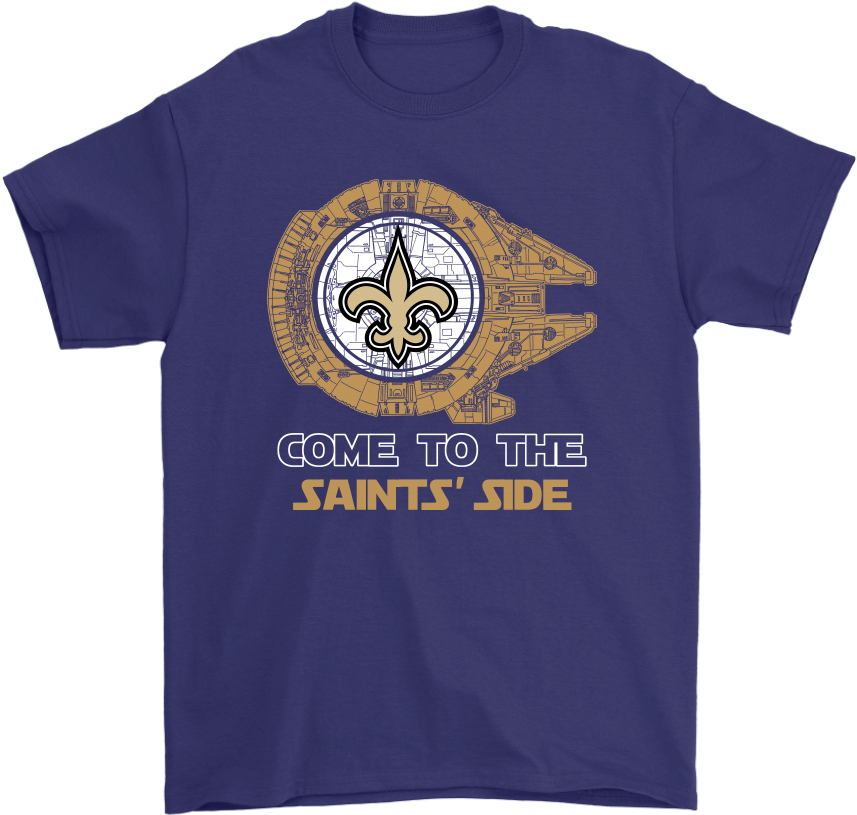 Come To The New Orleans Saints' Side Star Wars Shirts - Sharks Star Wars T Shirt (1024x1024), Png Download
