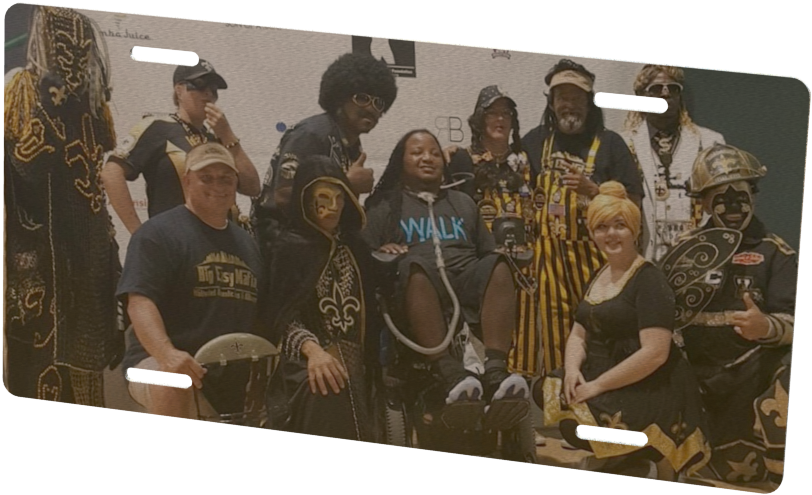 New Orleans Saints Custom Metal Photo - New Orleans (1024x768), Png Download