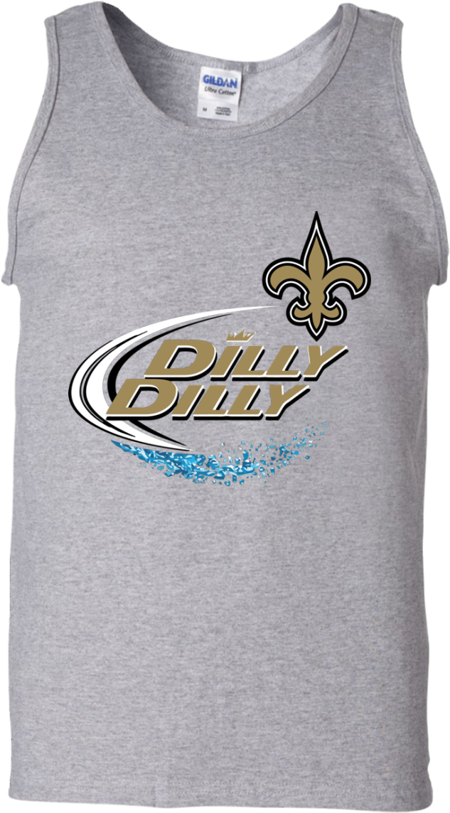 New Orleans Saints Dilly Dilly Bud Light Nfl American - Suicide Prevention Shirt - I Wear Yellow For My Brother (1155x1155), Png Download