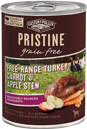 Castor And Pollux Pristine Grain Free Free Range Turkey, - Pristine Grain Free Free Range Chicken, Sweet Potato (430x495), Png Download