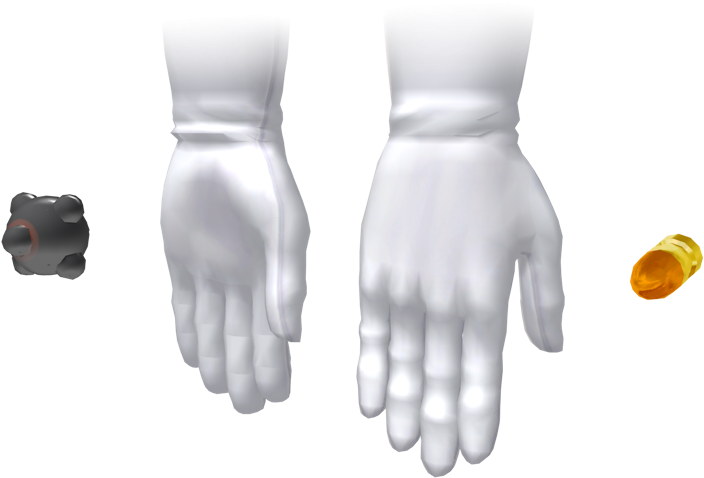 Download Zip Archive - Master Hand T Pose (750x650), Png Download