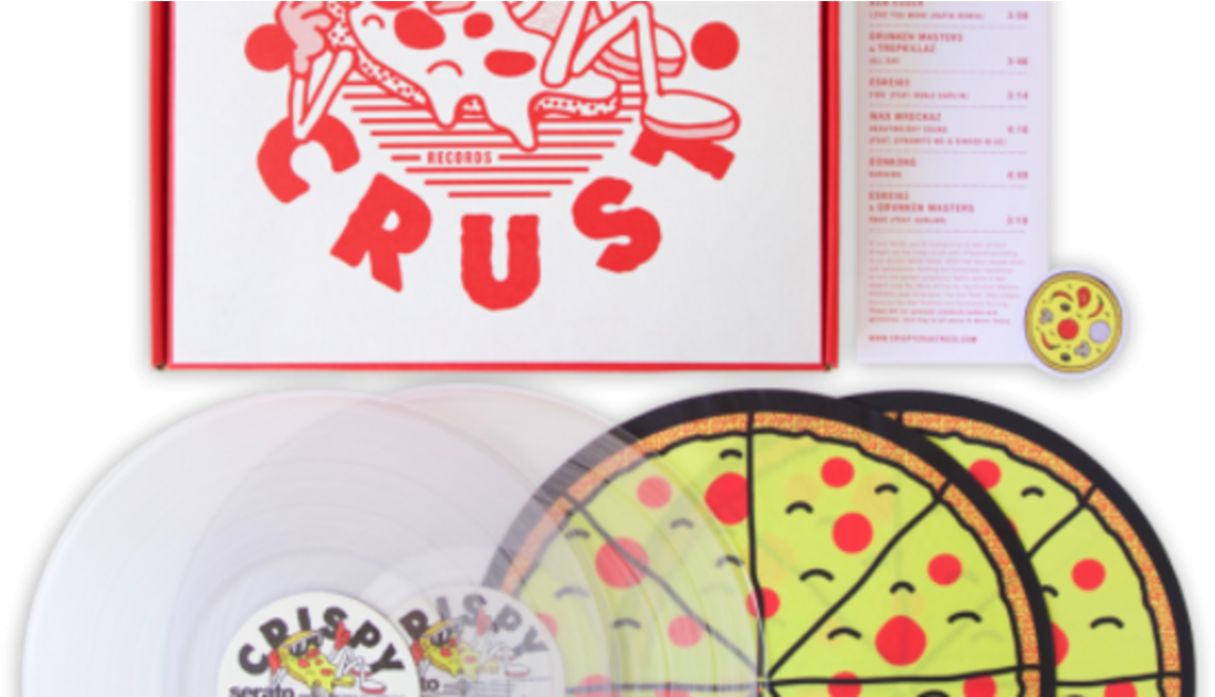 26961 Article Big - Crispy Crust X Serato 12" Control Vinyl (1200x630), Png Download