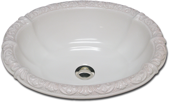 N 79 700 Firenza Handcarved Rim - Bathroom Sink (600x400), Png Download