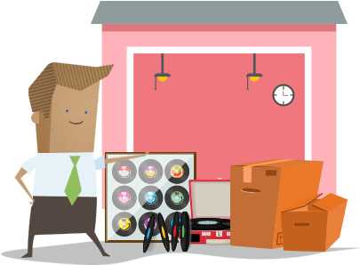 How To Post Vinyl Records - Illustration (445x297), Png Download