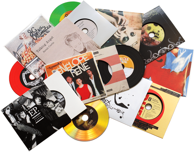 Premium Vinyl Cds In Record-style Card Sleeves With - Phonograph Record (645x510), Png Download