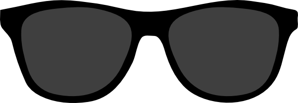 Sunglasses - Sunglasses Clipart (600x209), Png Download