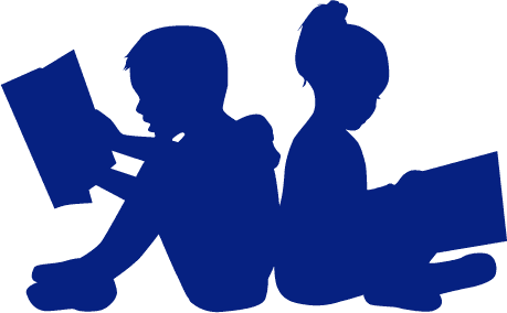 English Language Courses San Fernando, Cadiz, Modern - Children Reading Silhouette (459x284), Png Download