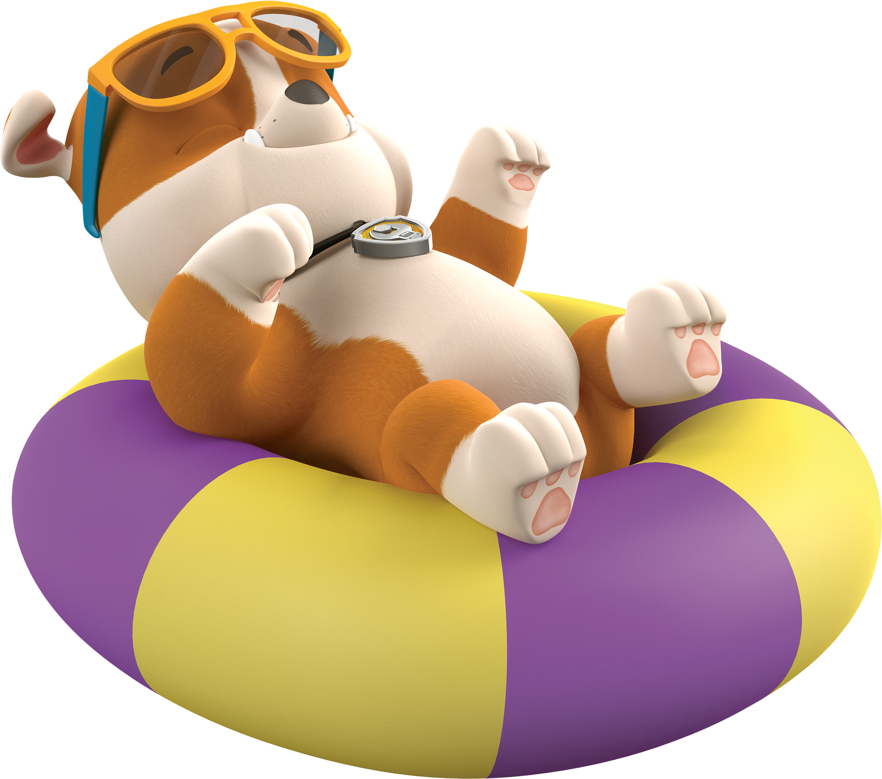 Paw Patrol Rubble Summer Sunglasses - Paw Patrol Rubble Summer (3083x2738), Png Download