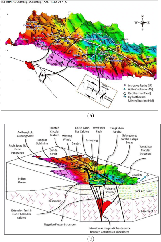 Overlay Map Of Volcanic Product And Geologic Structure - Geology (850x893), Png Download