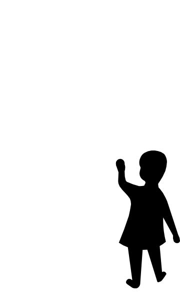 How To Set Use Child Kid Silhouette Clipart (360x594), Png Download