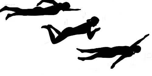 Small World Child Care Extracurricular Programs Swimming - Swimming Person Png Silhouette (500x251), Png Download