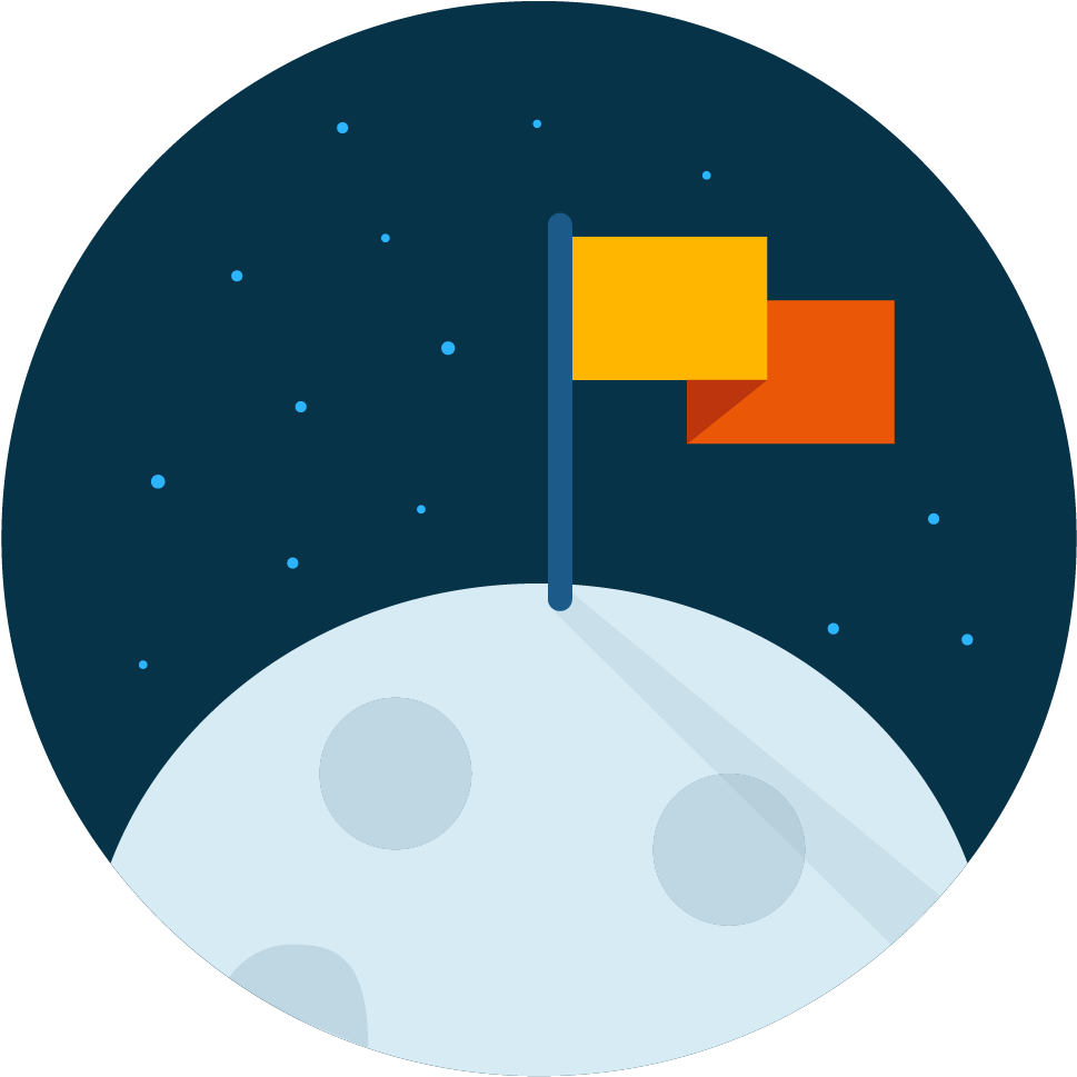 Moon Flag Icon Vector - Flag Icon Png Vector (1024x1025), Png Download