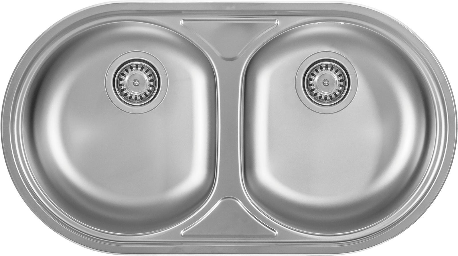 Stainless Steel Kitchen Sink Kss B 803 2b Smooth - Kitchen Sink (1600x894), Png Download