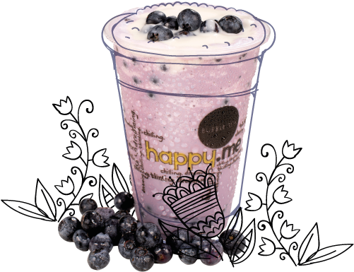 Bubble Tea - Bubble Tea Illustration Png (500x490), Png Download