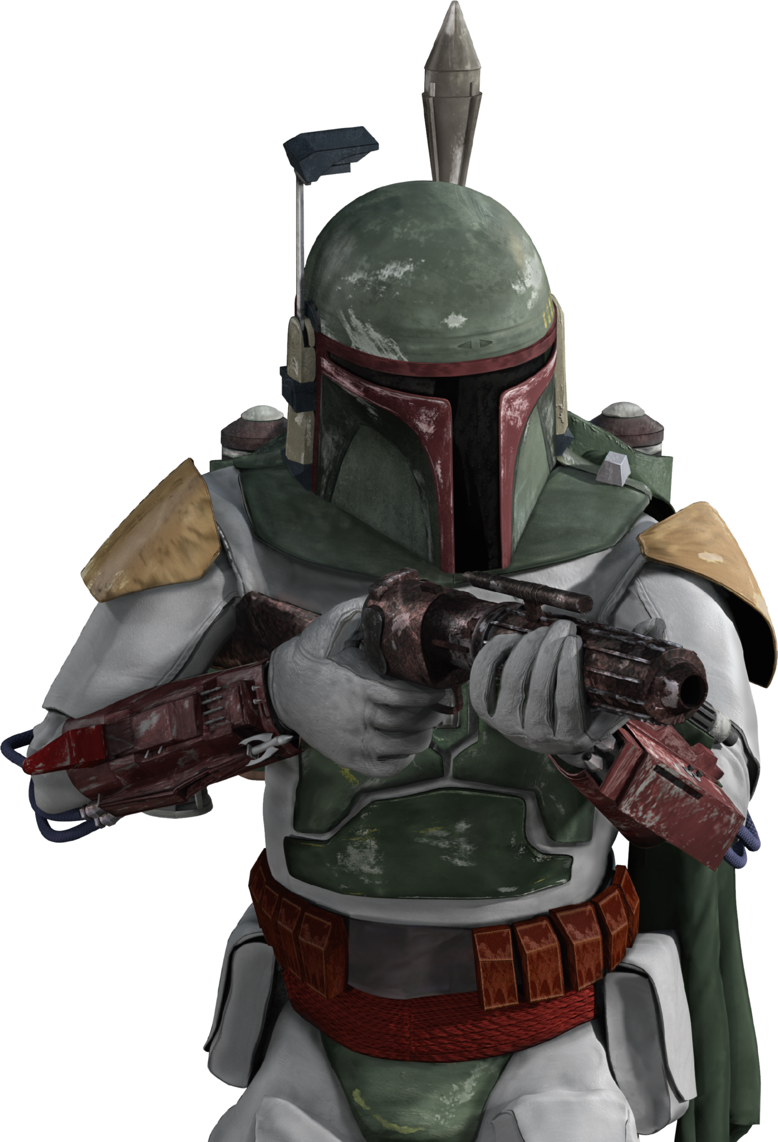 Mafex Boba Fett (1690x2265), Png Download