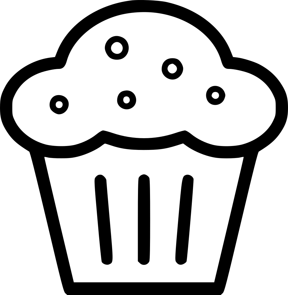 Png File Svg - Muffin Icon Free (958x980), Png Download