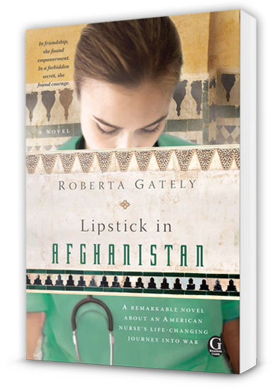Lipstick In Afghanistan By Roberta Gately (385x547), Png Download
