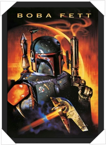 #95 - Star Wars Boba Fett Poster (500x500), Png Download