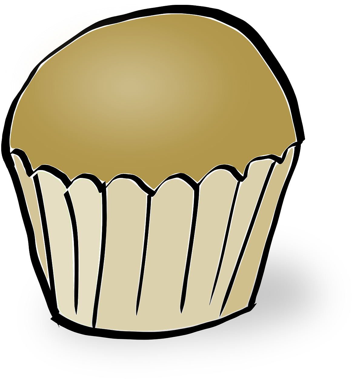 Delicious Muffin, Cupcake, Sweets, Delicious - Muffin Clip Art (604x640), Png Download