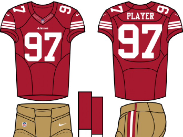 Helmet Clipart 49ers - New York Jets Home Uniform (640x480), Png Download