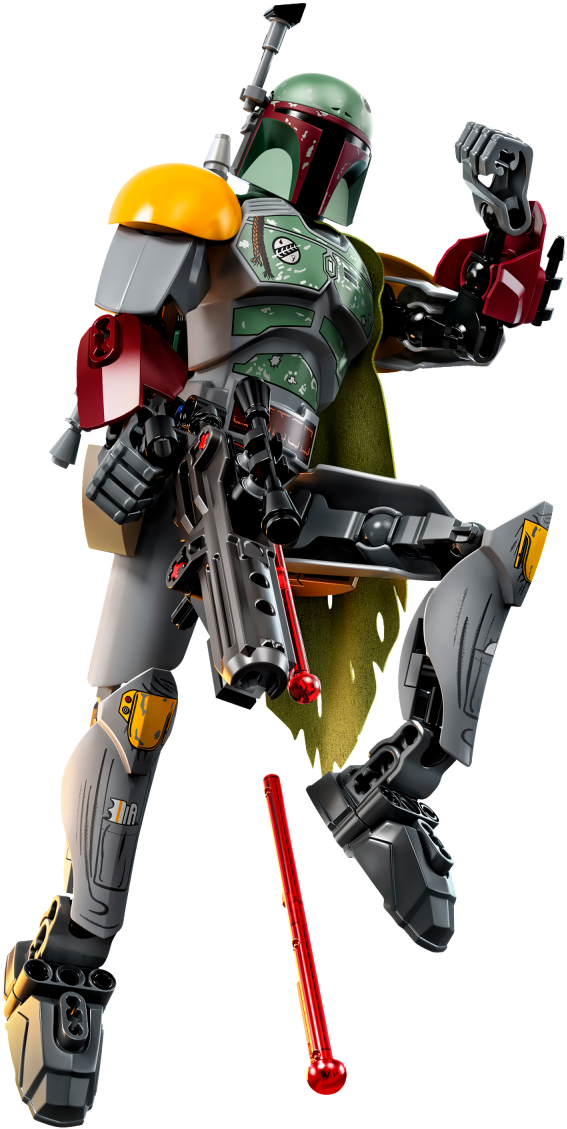 75533 Boba Fett - Boba Fett Lego Buildable Figure (1600x1200), Png Download