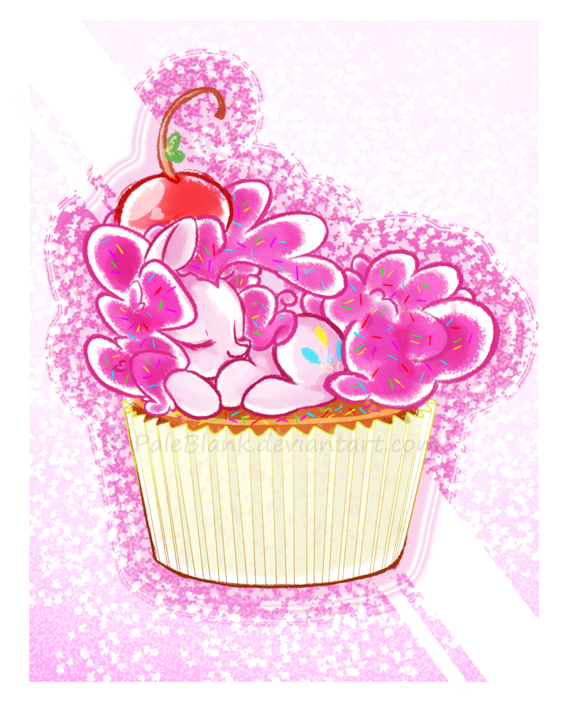Paleblank's Gallery - Pinkie Pie X Cupcakes (800x993), Png Download