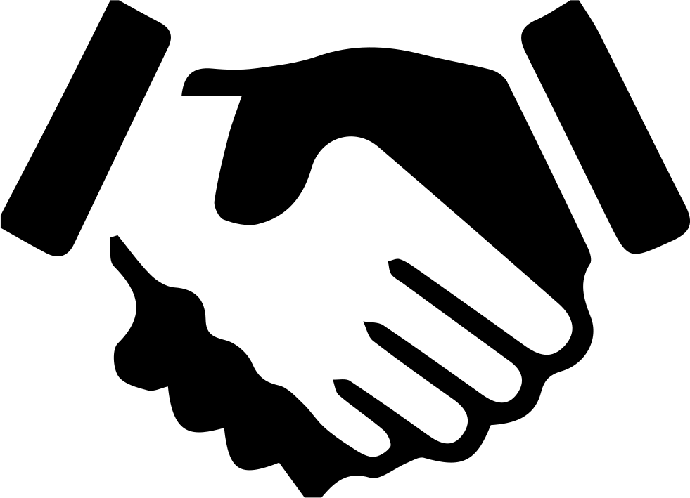 Png File Svg - Hand Shake Icon Png (981x709), Png Download