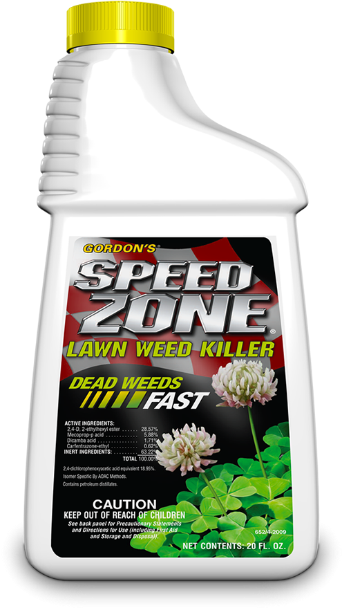 Speedzone Lawn Weed Killer Concentrate - Gordon's 652400 Lawn Weed Killer, Speed Zone - Concentrate/20 (511x900), Png Download