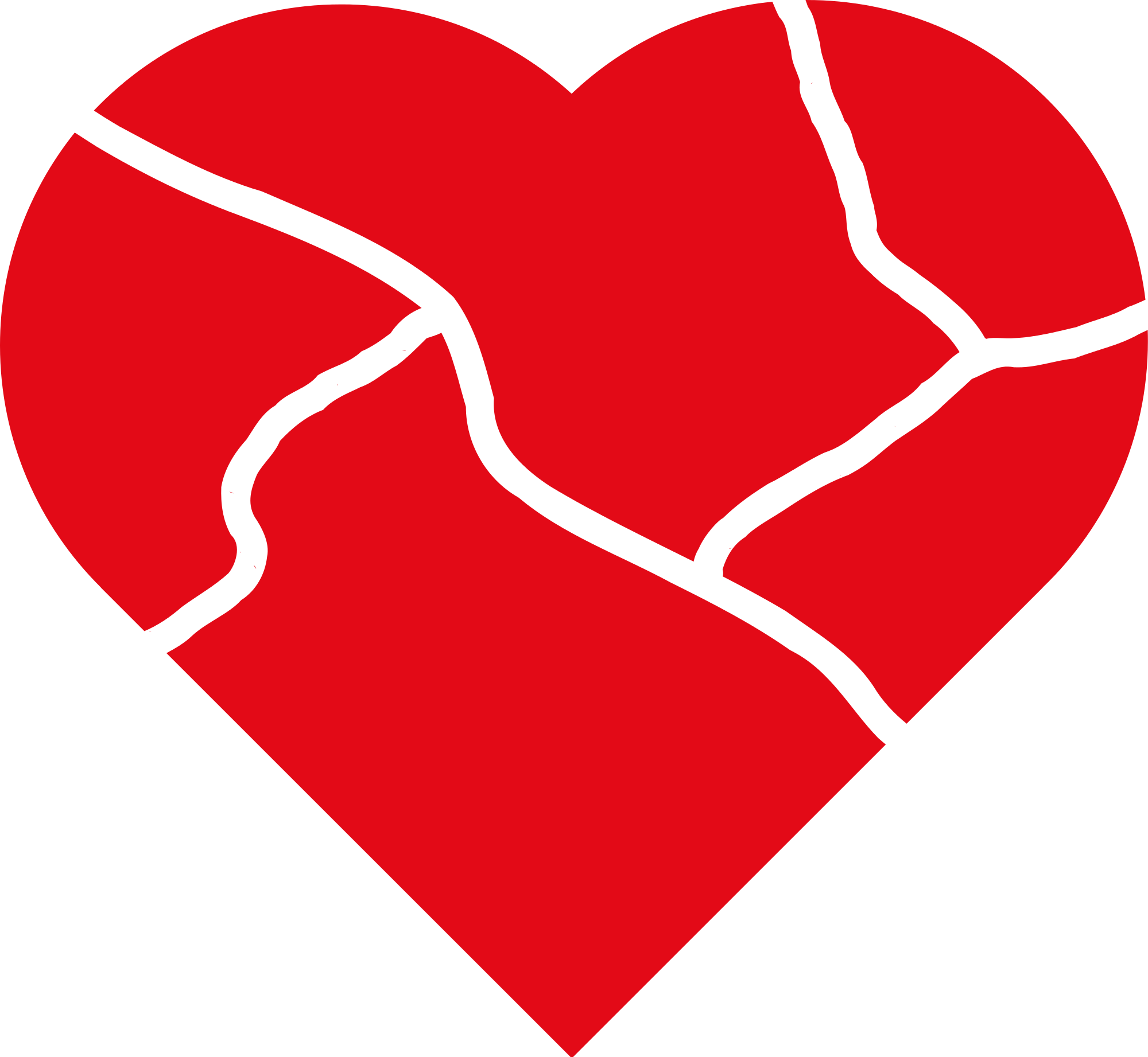 Heart Clipart At Getdrawings - Symbols For Broken Heart (2000x1843), Png Download