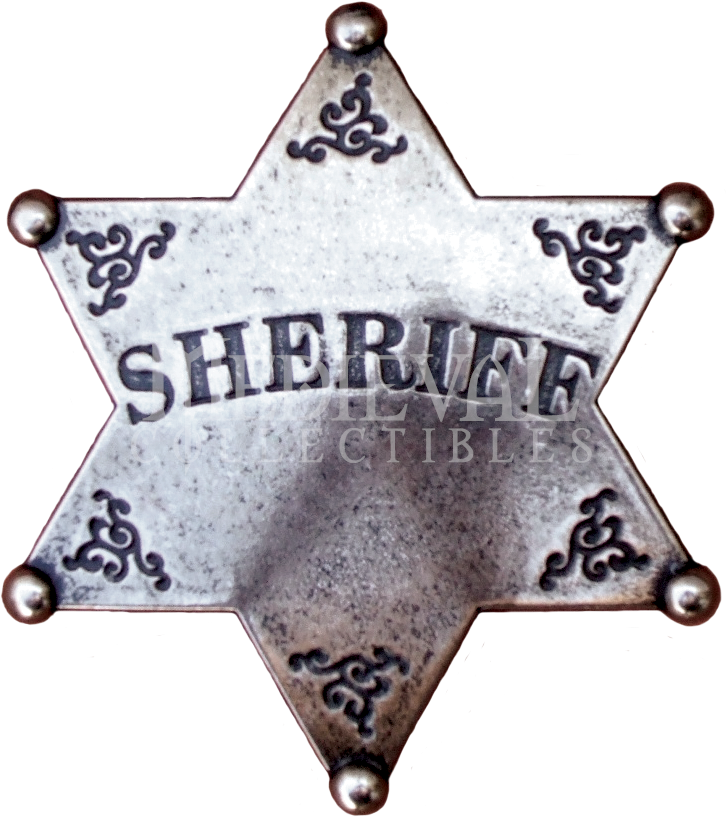 Western Badges, Wild West Badges, Sheriff Badges, Marshall - Denix Old West Sheriff's Badge (837x837), Png Download