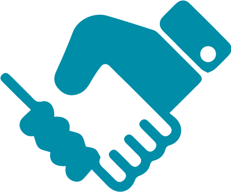 Public Relations - Hand Shake Vector Art (451x451), Png Download